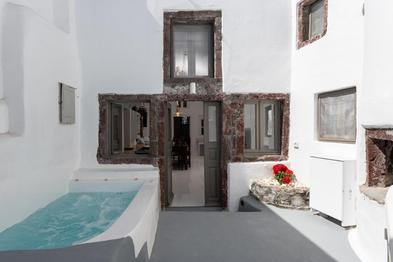 Astrea Suites "Ostria Cave Villa-Outdoor Jacuzzi" Ia Exterior foto
